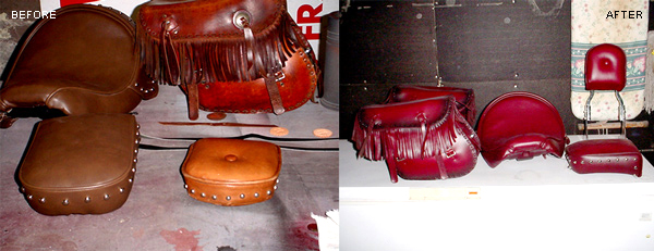 Motorcycle Saddle Bag Repair